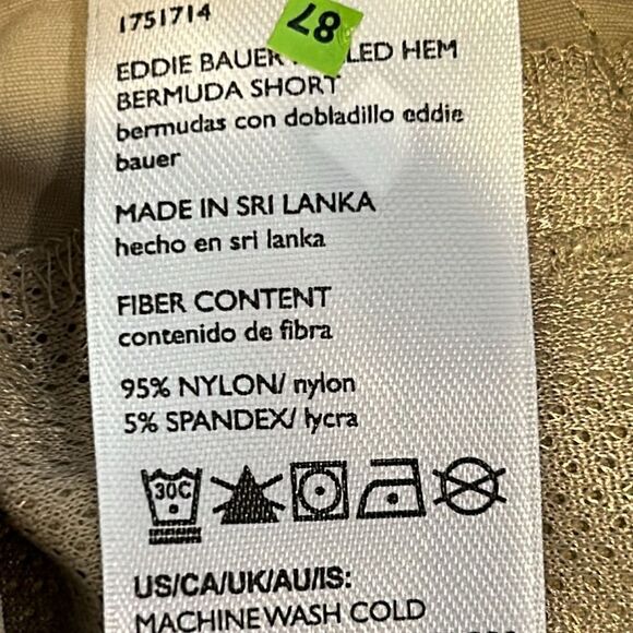 NEW Eddie Bauer Tan Bermuda Shorts - Picture 7 of 7